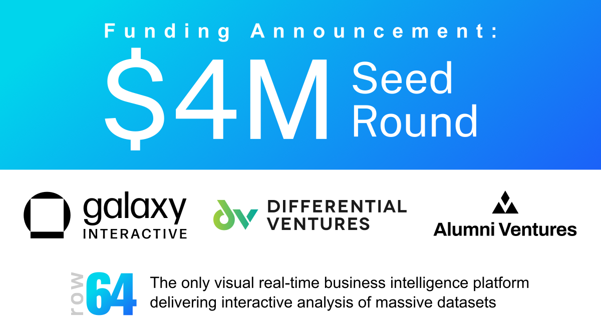 An announcement for a $4.1 million seed round, featuring the logos of Galaxy Differential Ventures Alumni Ventures, 
